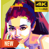 Ariana Grande HD Wallpaper 4K icon