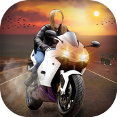 Women Bike Photo Suit Editor icon