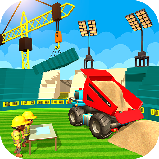 ikon Permainan Crane konstruksi Builder stadion sepak