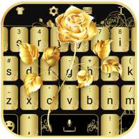 Gold Rose Keyboard Theme