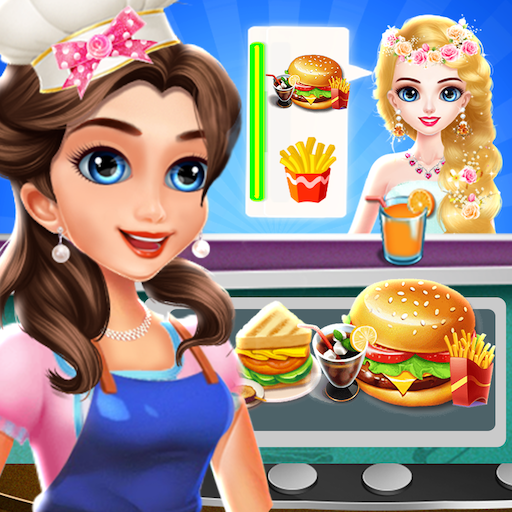 Princess Cooking Cafe Stand - Cafe Simulation game icon