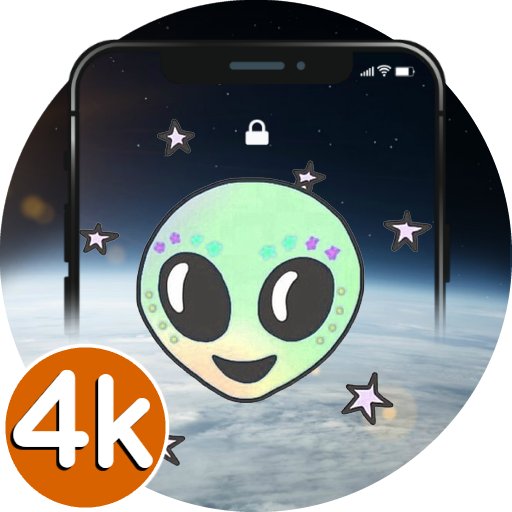👽 Alien Wallpapers HD | Cute Alien &amp; UFO Pics आइकन