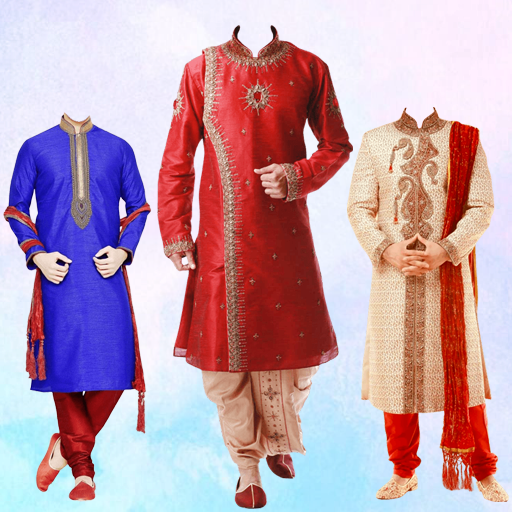 Men Sherwani Suit Photo Editor icon