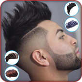 Men hairstyle set my face 2017 icon