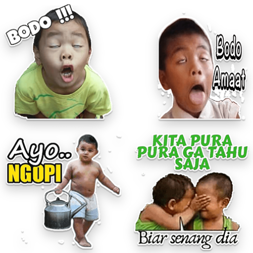 Kumpulan Stiker WA Lucu icon