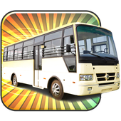 🚍 City Bus Driving Parking 3D أيقونة