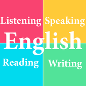 English Listening Speaking Reading Writing icon