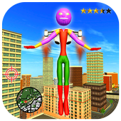 Stickman Thanos Crime - Gangster Crime Simulator icon