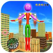 Stickman Thanos Crime - Gangster Crime Simulator