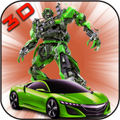 Muscle Robot Car transform-Real Transformation icon