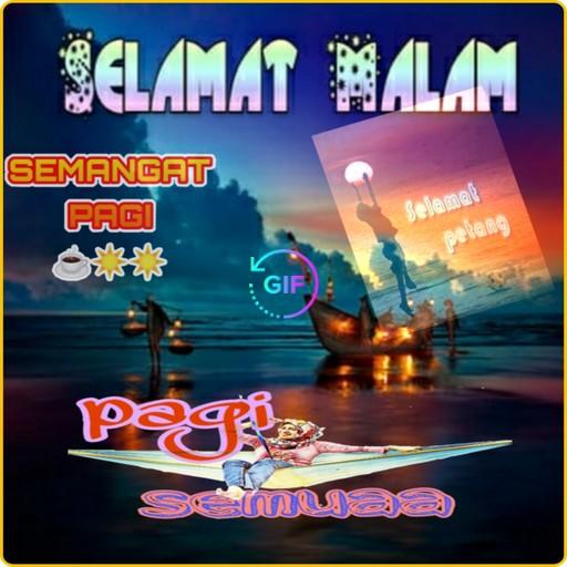 Ucapan Harian selamat Pagi Petang Malam GIF icon