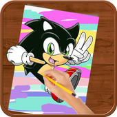 How to Draw :Sonic icon