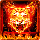 Keyboard fire tiger आइकन