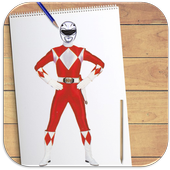 How to Draw Power Rangers Step by Step icon