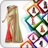Woman Fancy Saree Photo Suit icon
