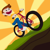 2D Hill Bicycle Climb Racing icon