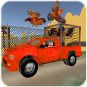 Chicken Delivery Mini Truck Driver icon