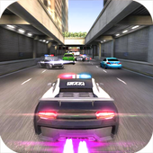 Police Car Chare 3D icon