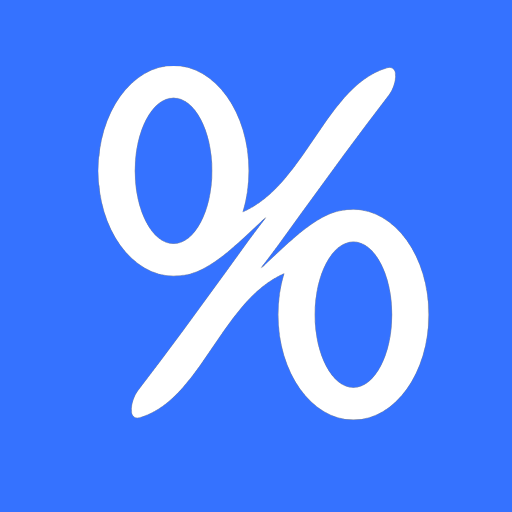 Percentage calculator icon