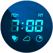 Always on display - Clock icon