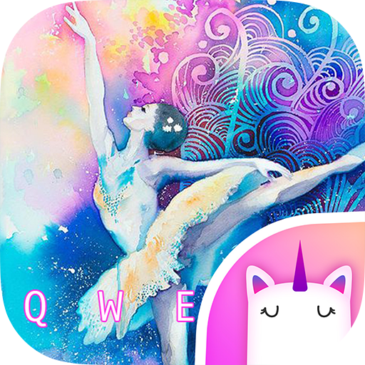Magic Ballerina Keyboard Theme for Girls icon