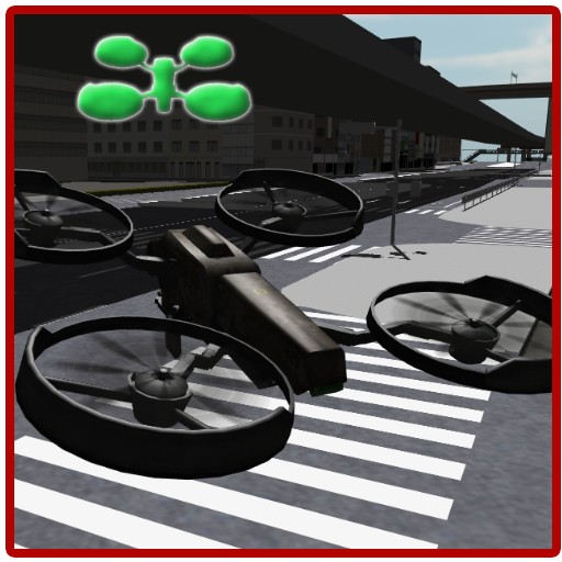 Drone City Simulation 3D icon
