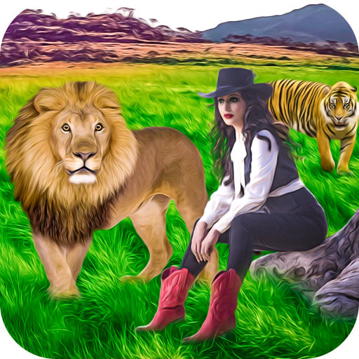 Photo with Animal : Animal Background Changer icon