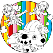 Paw Coloring Book Patrole icon