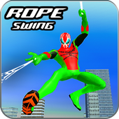 Amazing Rope Swing Hero- Vegas Crime City games 3D icon