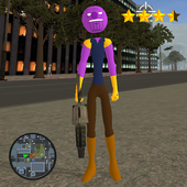 Grand Stickman thanos Rope Hero Gangstar Crime icon