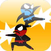 Jumping Ninja Fight : Two Player Game