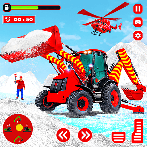 Snow Excavator 3D Simulator icon