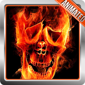 Fire Skull Wallpaper icon