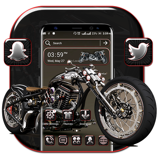 Motorbike Launcher Theme icon