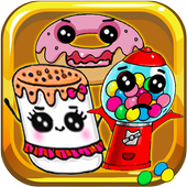 how to draw dessert sweet icon