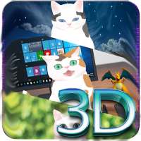 Kucing 3D Lucu Live Wallpaper