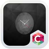 Black Clock C Launcher Theme on 9Apps