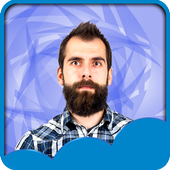 Bart lebenden Fotokabine icon