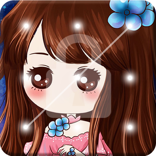 Beautiful Chibi Girl Screen Lock icon