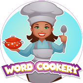 word cookery puzzle icon