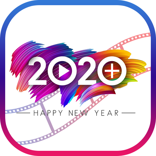 Happy New Year Photo Video Maker 2020 icon