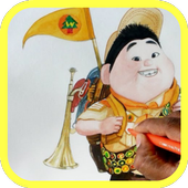 How To Draw Russel icon