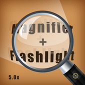 Magnifier   Flashlight icon