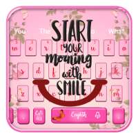 Lovely Wakeup Quotes Keyboard Theme on 9Apps