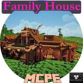 Family house for Minecraft PE आइकन