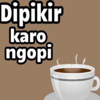 Stiker WA Ngopi Dulu on 9Apps