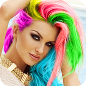Hair Color Changer أيقونة