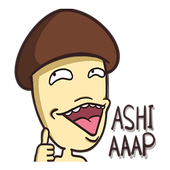 Funny Mushroom Stickers icon