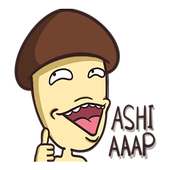 Funny Mushroom Stickers on 9Apps