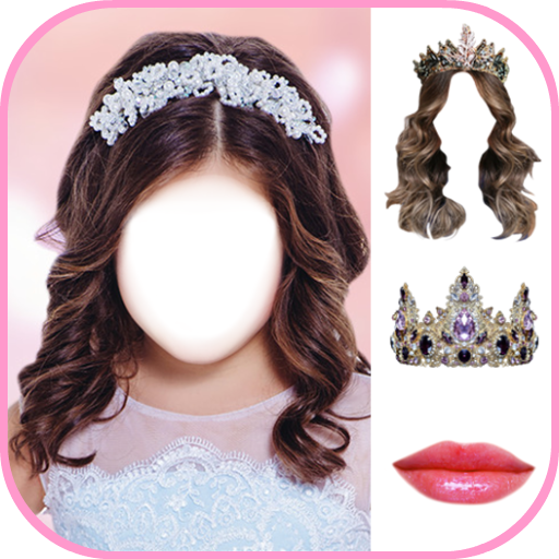 Princess Hairstyle Photo Editor أيقونة